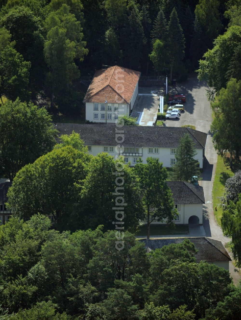 Aerial image Joachimsthal - Leisure Centre - Amusement Park Europaeische Jugenderholungs- und Begegnungsstaette Werbellinsee in Joachimsthal in the state Brandenburg