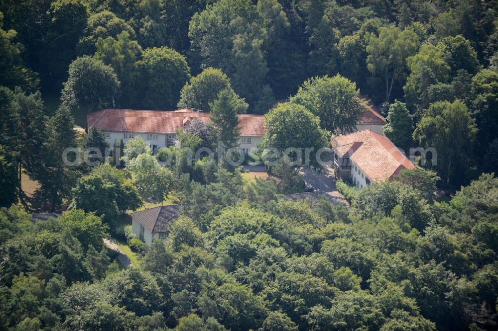 Aerial photograph Joachimsthal - Leisure Centre - Amusement Park Europaeische Jugenderholungs- und Begegnungsstaette Werbellinsee in Joachimsthal in the state Brandenburg