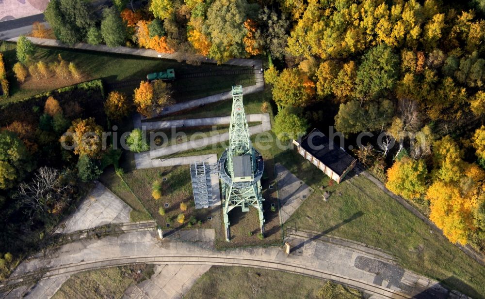 Aerial photograph Finow - Leisure Centre - Amusement Park Familiengarten on the site of former VEB Kranbau Eberswalde in Finow in the state Brandenburg