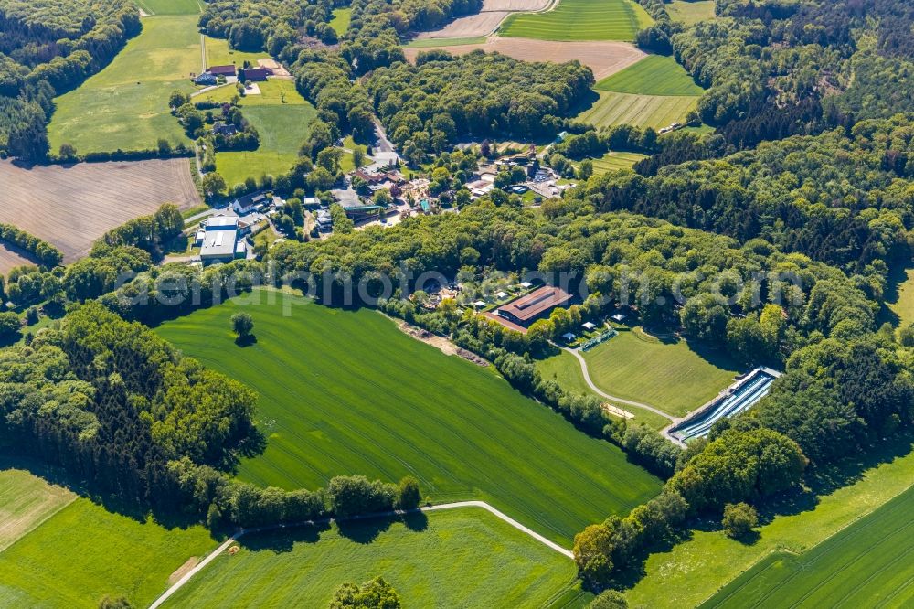 Aerial image Lochtrup - Leisure center - amusement park Freizeitpark Ketteler Hof GmbH near Lochtrup in the state North Rhine-Westphalia, Germany