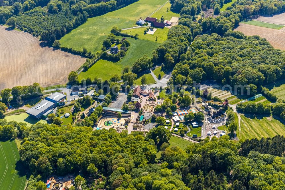 Aerial photograph Lochtrup - Leisure center - amusement park Freizeitpark Ketteler Hof GmbH near Lochtrup in the state North Rhine-Westphalia, Germany