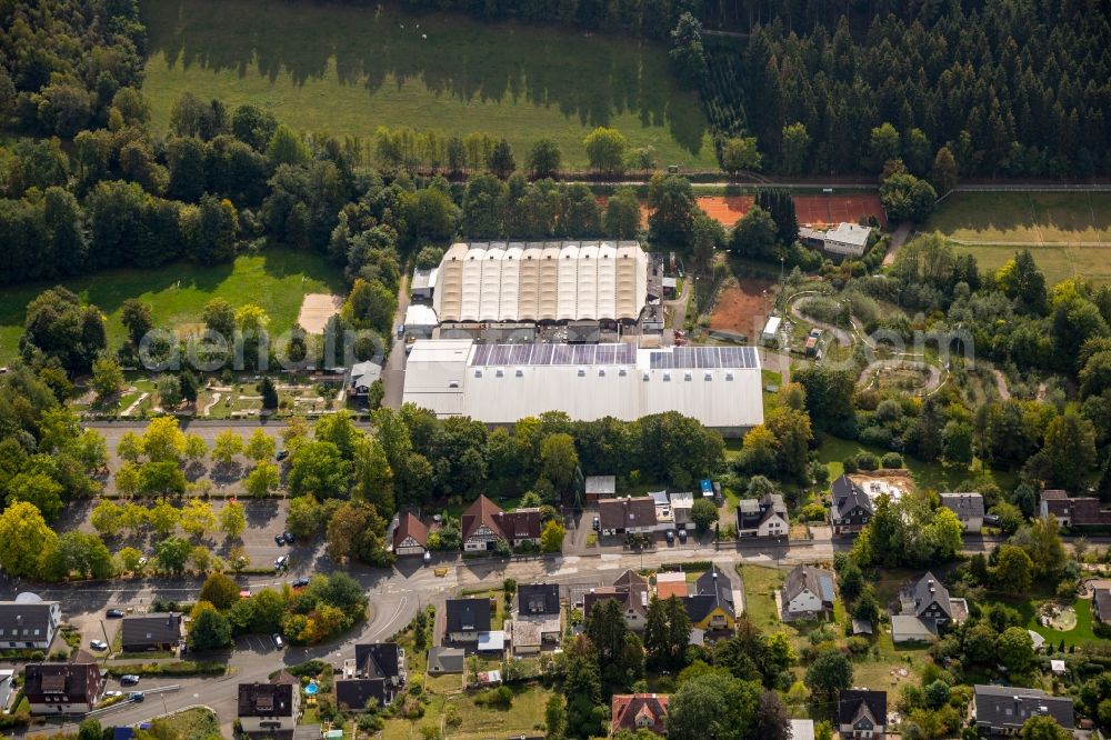 Netphen from the bird's eye view: Leisure Centre - Amusement Park Freizeitpark Netphen in Netphen in the state North Rhine-Westphalia, Germany