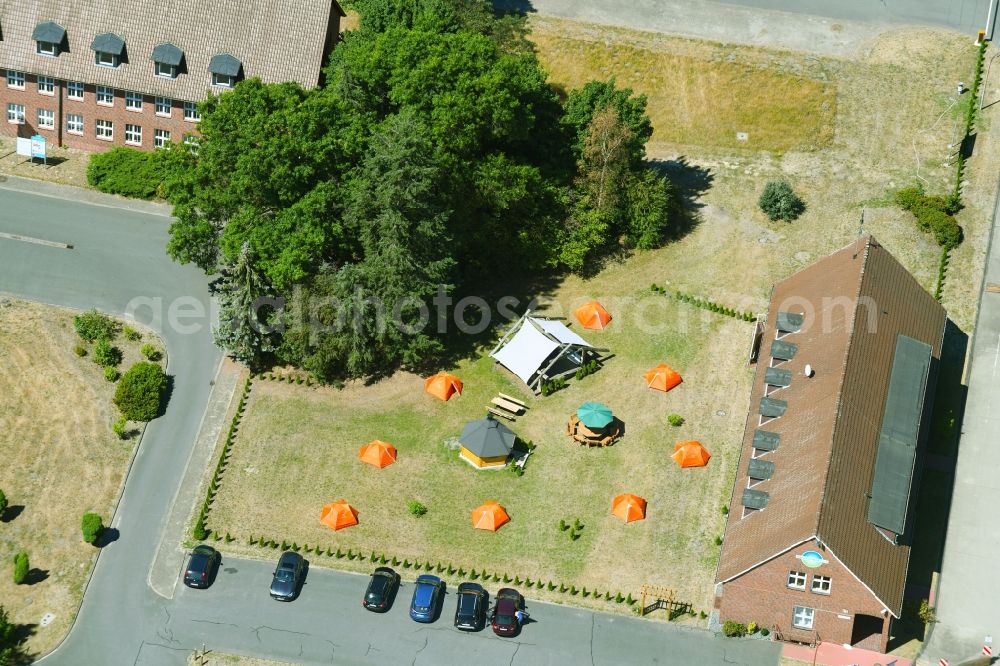 Aerial photograph Wesendorf - Leisure Centre - Amusement Park Hammerstein Park Wesendorf along the Lange Strasse in Wesendorf in the state Lower Saxony, Germany