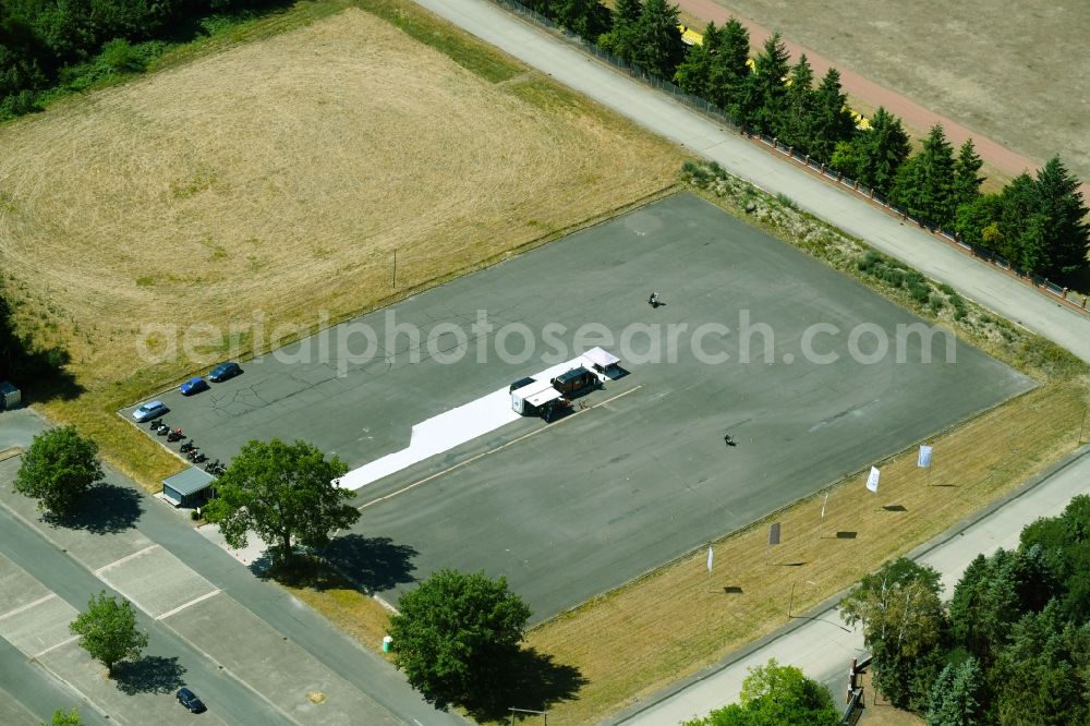 Wesendorf from the bird's eye view: Leisure Centre - Amusement Park Hammerstein Park Wesendorf along the Lange Strasse in Wesendorf in the state Lower Saxony, Germany