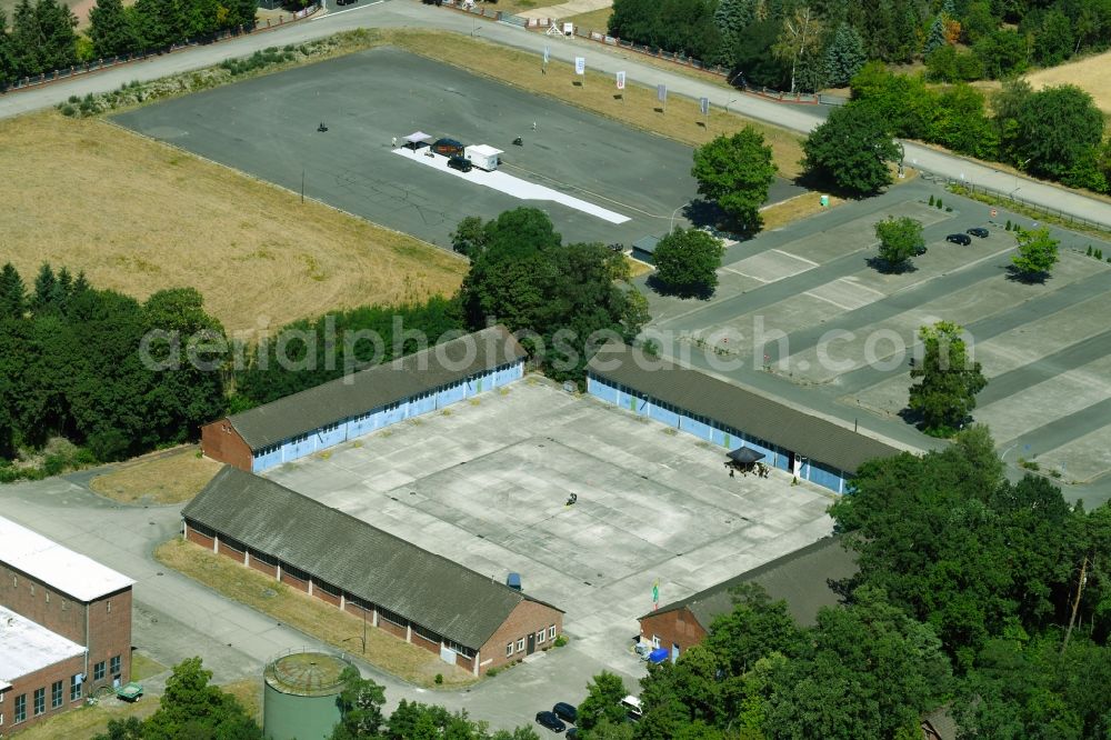 Wesendorf from above - Leisure Centre - Amusement Park Hammerstein Park Wesendorf along the Lange Strasse in Wesendorf in the state Lower Saxony, Germany