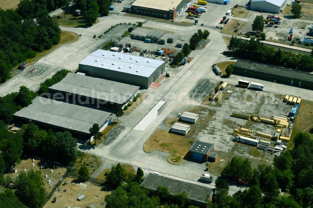 Wesendorf from above - Leisure Centre - Amusement Park Hammerstein Park Wesendorf along the Lange Strasse in Wesendorf in the state Lower Saxony, Germany