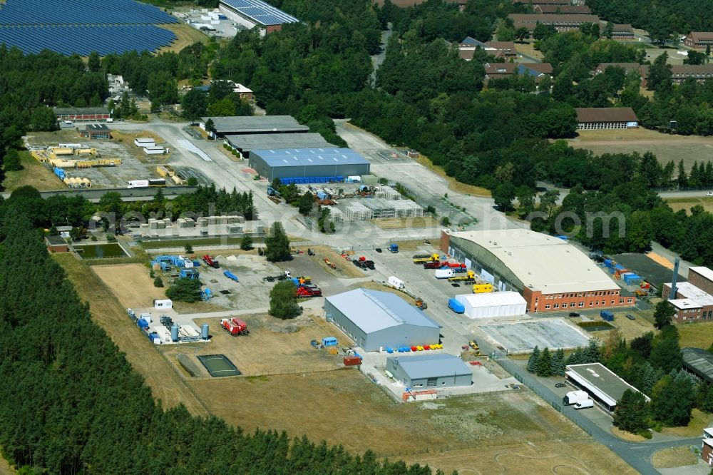 Wesendorf from the bird's eye view: Leisure Centre - Amusement Park Hammerstein Park Wesendorf along the Lange Strasse in Wesendorf in the state Lower Saxony, Germany