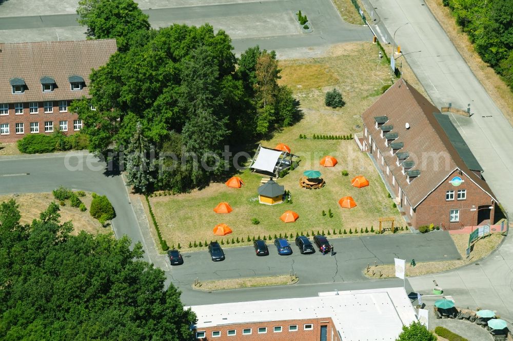 Aerial image Wesendorf - Leisure Centre - Amusement Park Hammerstein Park Wesendorf along the Lange Strasse in Wesendorf in the state Lower Saxony, Germany