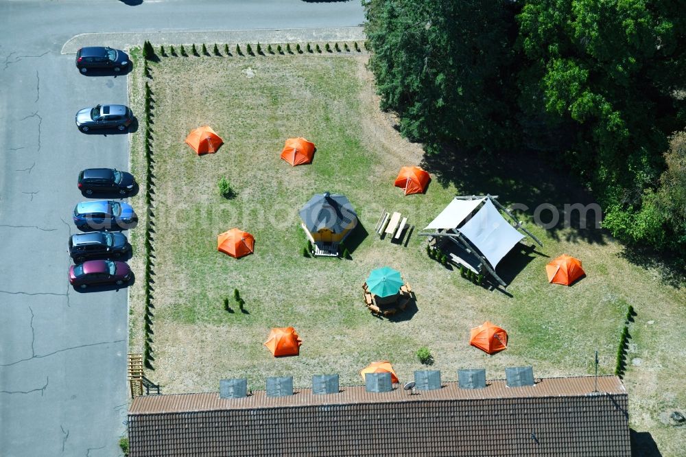 Wesendorf from the bird's eye view: Leisure Centre - Amusement Park Hammerstein Park Wesendorf along the Lange Strasse in Wesendorf in the state Lower Saxony, Germany