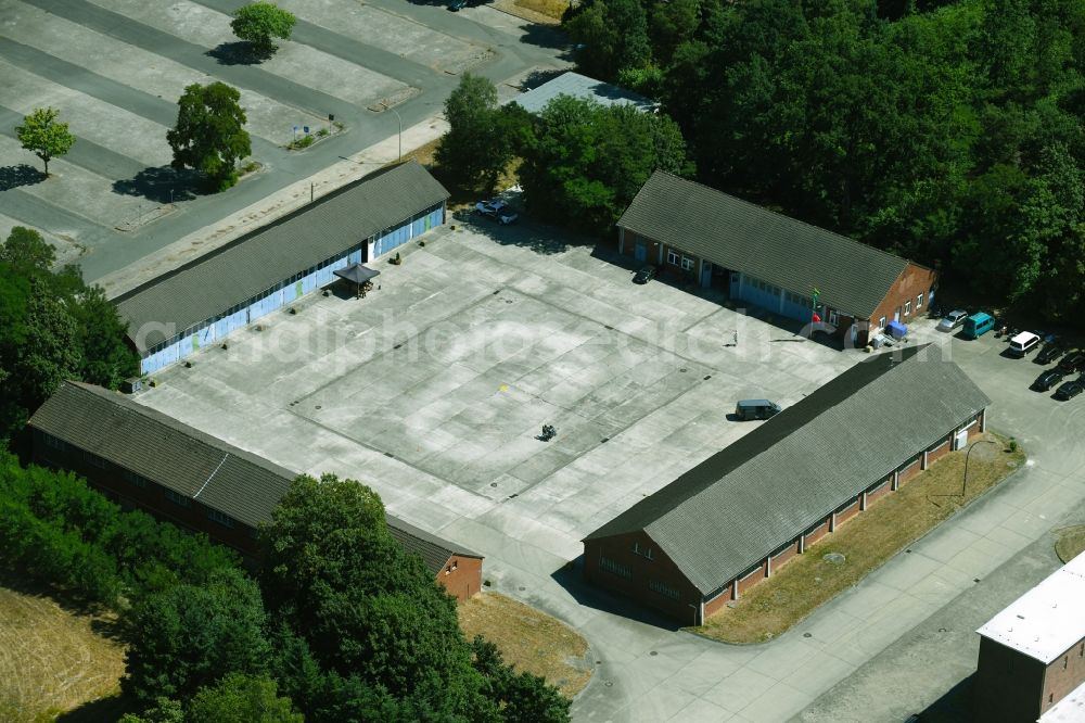 Wesendorf from above - Leisure Centre - Amusement Park Hammerstein Park Wesendorf along the Lange Strasse in Wesendorf in the state Lower Saxony, Germany