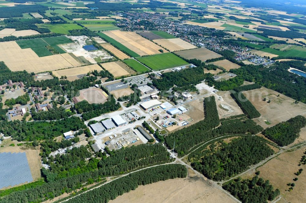 Aerial image Wesendorf - Leisure Centre - Amusement Park Hammerstein Park Wesendorf along the Lange Strasse in Wesendorf in the state Lower Saxony, Germany