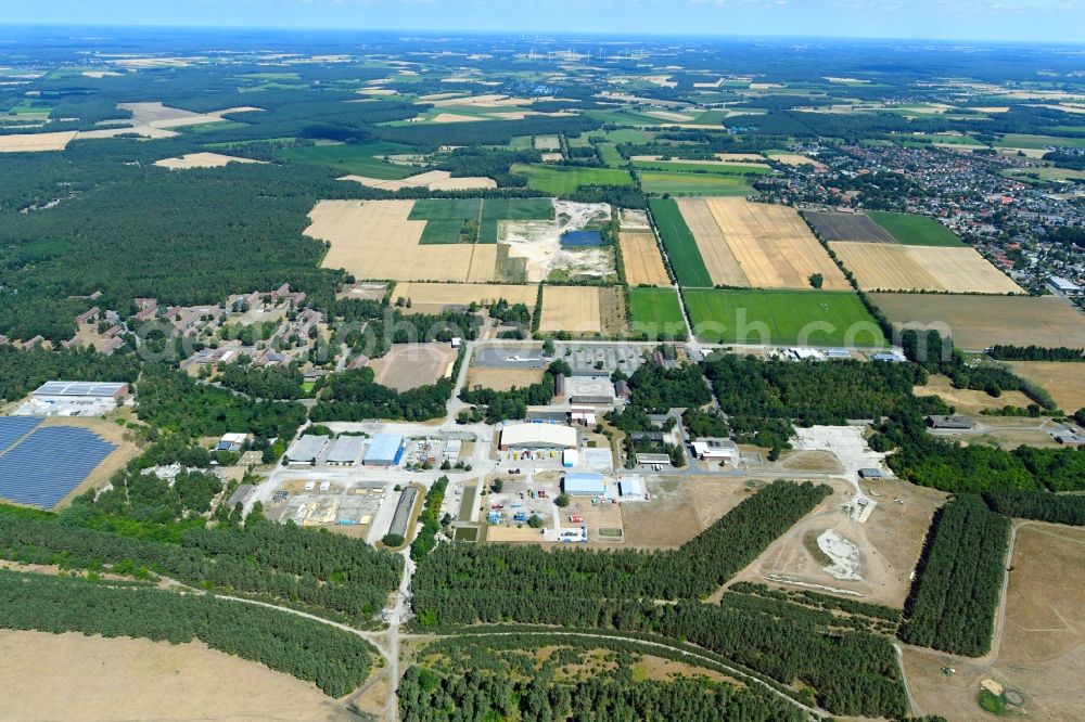 Aerial photograph Wesendorf - Leisure Centre - Amusement Park Hammerstein Park Wesendorf along the Lange Strasse in Wesendorf in the state Lower Saxony, Germany