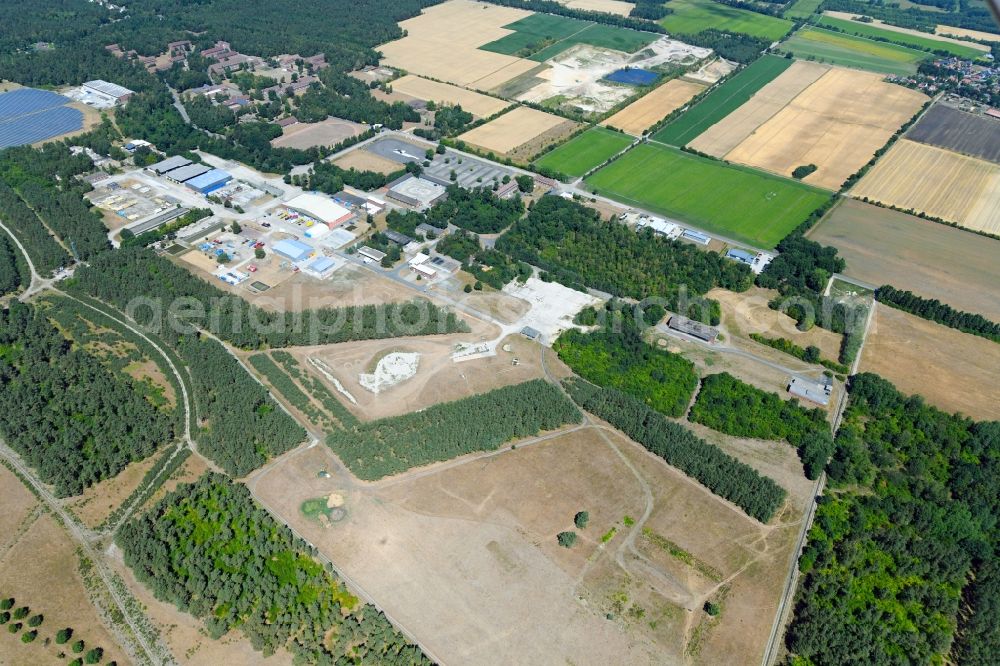 Aerial image Wesendorf - Leisure Centre - Amusement Park Hammerstein Park Wesendorf along the Lange Strasse in Wesendorf in the state Lower Saxony, Germany