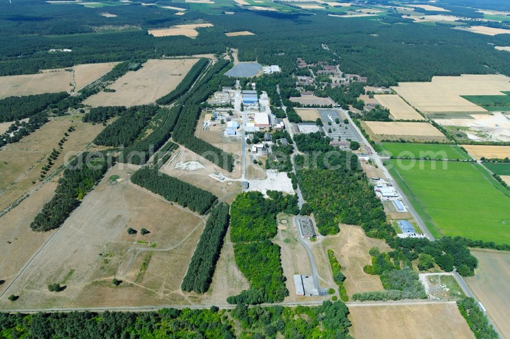 Wesendorf from above - Leisure Centre - Amusement Park Hammerstein Park Wesendorf along the Lange Strasse in Wesendorf in the state Lower Saxony, Germany