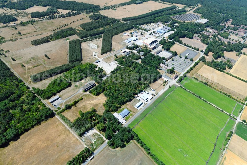 Wesendorf from the bird's eye view: Leisure Centre - Amusement Park Hammerstein Park Wesendorf along the Lange Strasse in Wesendorf in the state Lower Saxony, Germany