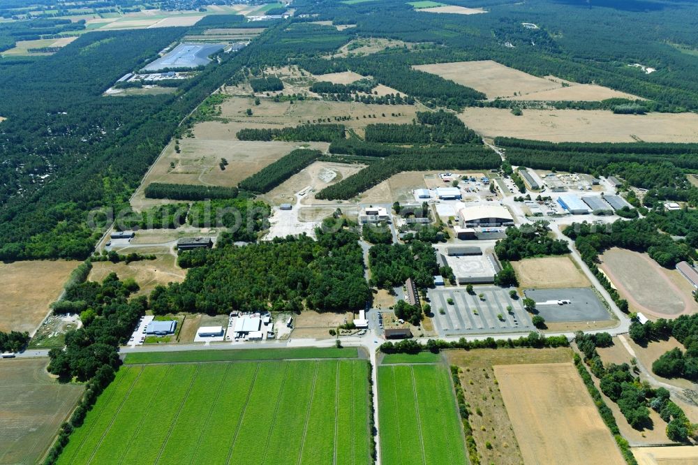 Aerial image Wesendorf - Leisure Centre - Amusement Park Hammerstein Park Wesendorf along the Lange Strasse in Wesendorf in the state Lower Saxony, Germany