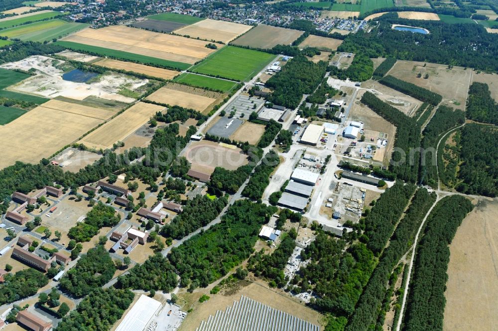 Wesendorf from the bird's eye view: Leisure Centre - Amusement Park Hammerstein Park Wesendorf along the Lange Strasse in Wesendorf in the state Lower Saxony, Germany