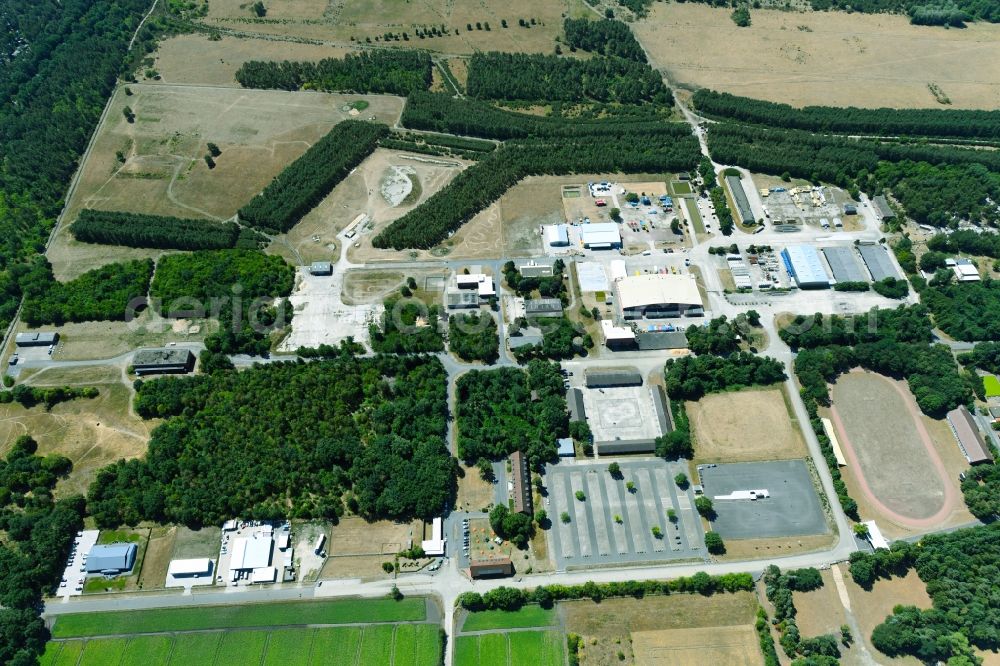 Wesendorf from the bird's eye view: Leisure Centre - Amusement Park Hammerstein Park Wesendorf along the Lange Strasse in Wesendorf in the state Lower Saxony, Germany