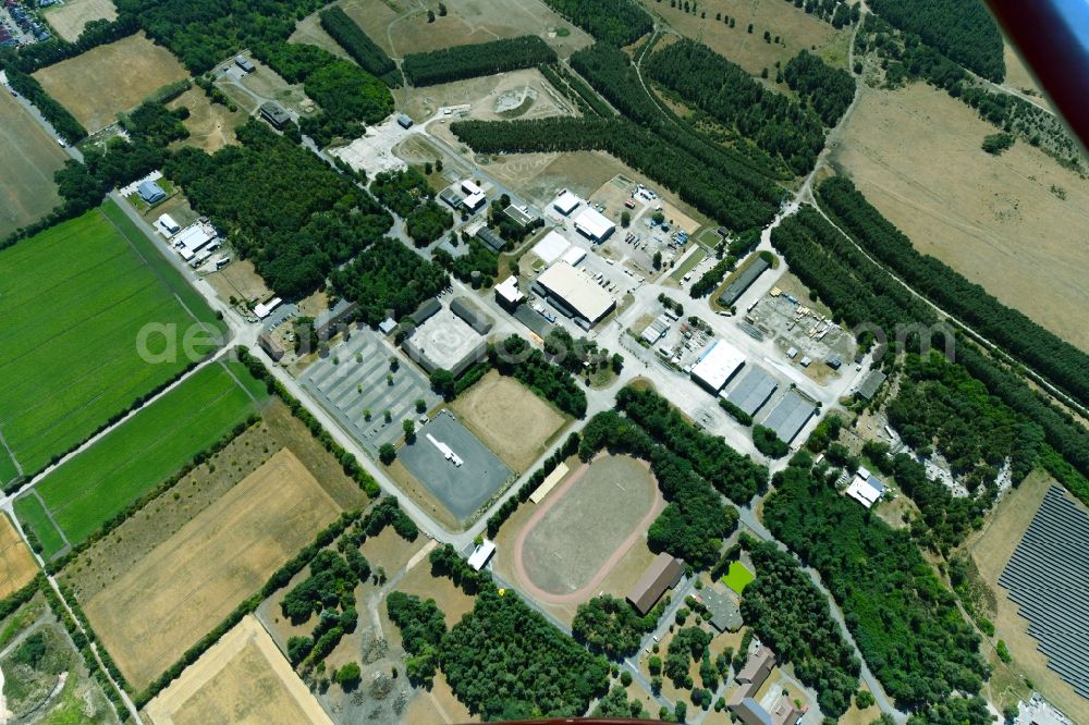 Aerial image Wesendorf - Leisure Centre - Amusement Park Hammerstein Park Wesendorf along the Lange Strasse in Wesendorf in the state Lower Saxony, Germany