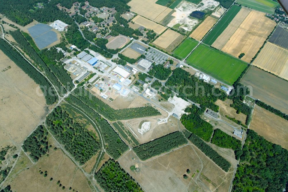 Wesendorf from the bird's eye view: Leisure Centre - Amusement Park Hammerstein Park Wesendorf along the Lange Strasse in Wesendorf in the state Lower Saxony, Germany