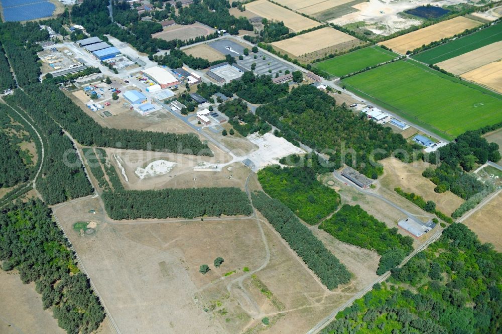 Aerial image Wesendorf - Leisure Centre - Amusement Park Hammerstein Park Wesendorf along the Lange Strasse in Wesendorf in the state Lower Saxony, Germany