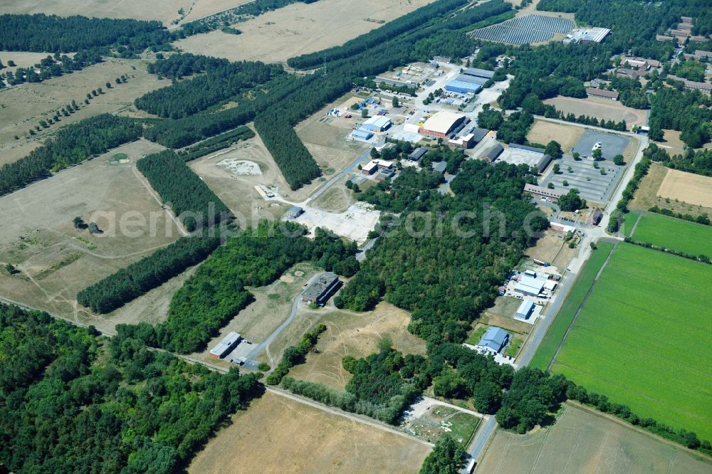 Wesendorf from the bird's eye view: Leisure Centre - Amusement Park Hammerstein Park Wesendorf along the Lange Strasse in Wesendorf in the state Lower Saxony, Germany