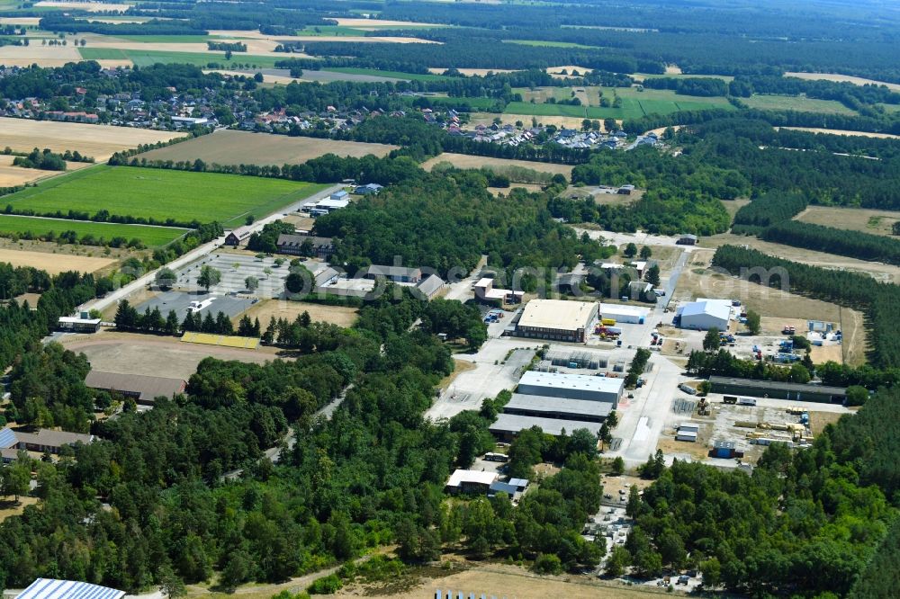 Wesendorf from the bird's eye view: Leisure Centre - Amusement Park Hammerstein Park Wesendorf along the Lange Strasse in Wesendorf in the state Lower Saxony, Germany