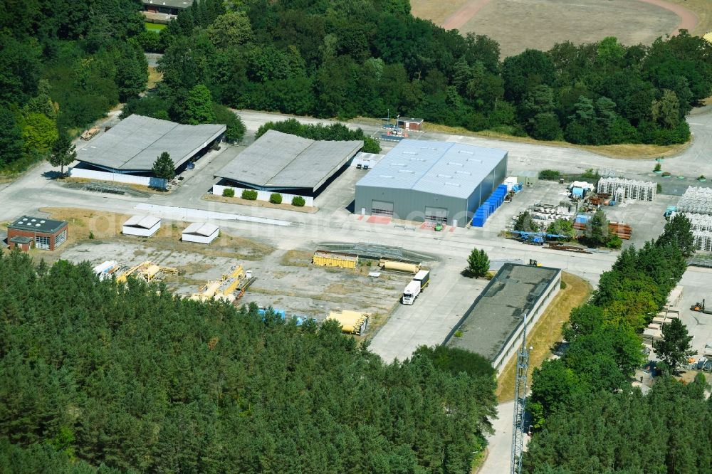 Wesendorf from the bird's eye view: Leisure Centre - Amusement Park Hammerstein Park Wesendorf along the Lange Strasse in Wesendorf in the state Lower Saxony, Germany