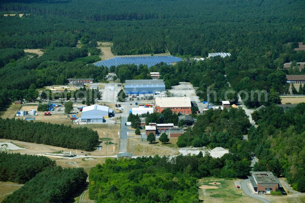 Wesendorf from above - Leisure Centre - Amusement Park Hammerstein Park Wesendorf along the Lange Strasse in Wesendorf in the state Lower Saxony, Germany