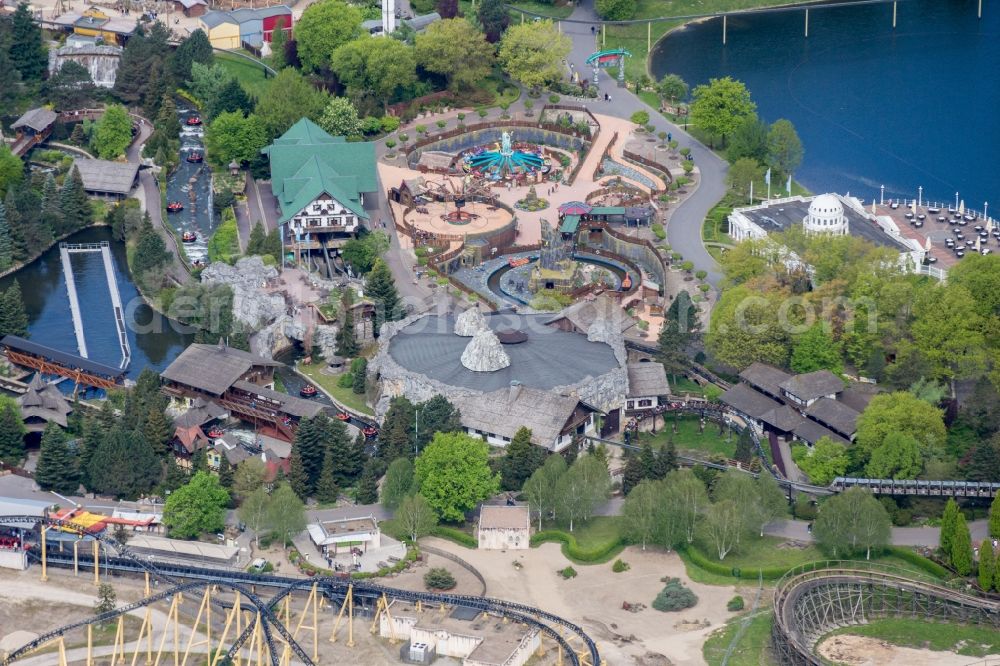 Soltau from the bird's eye view: Leisure Centre - Amusement Park Heidepark Soltau in Soltau in the state Lower Saxony, Germany