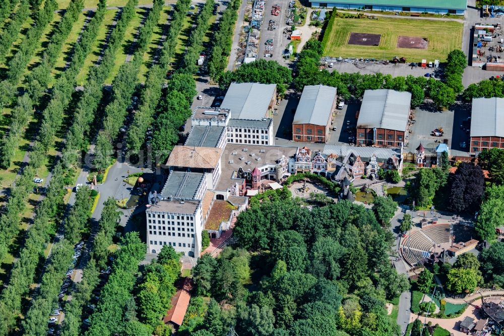 Soltau from above - Leisure Centre - Amusement Park Heidepark Resort Soltau in Soltau in the state Lower Saxony, Germany