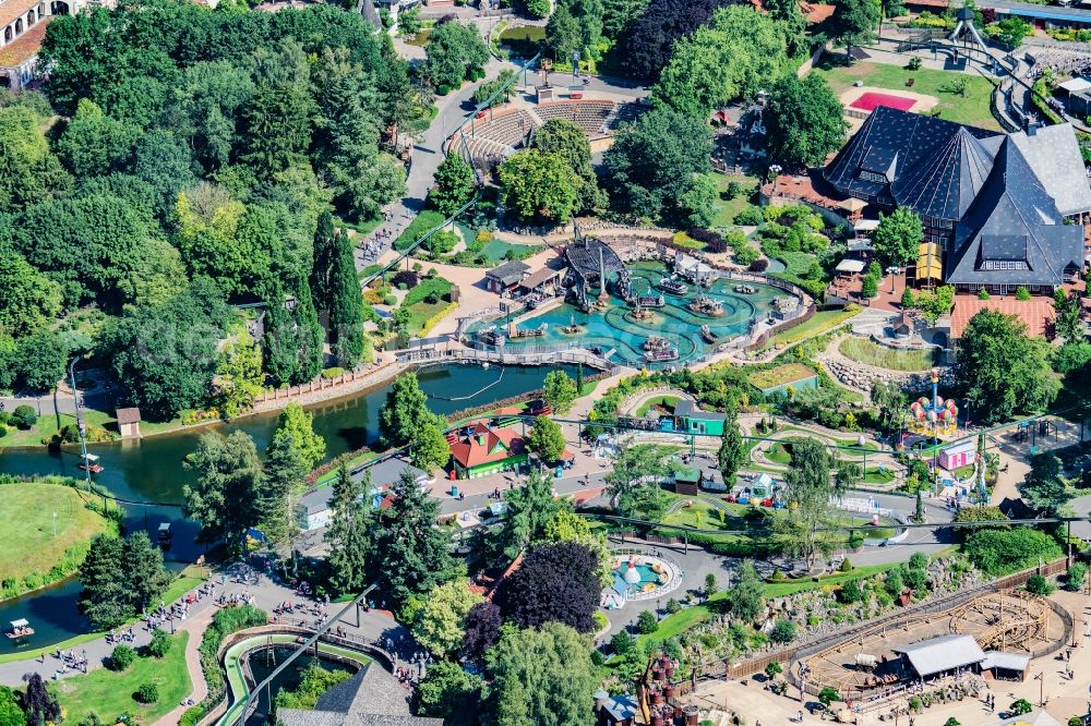 Soltau from above - Leisure Centre - Amusement Park Heidepark Resort Soltau in Soltau in the state Lower Saxony, Germany