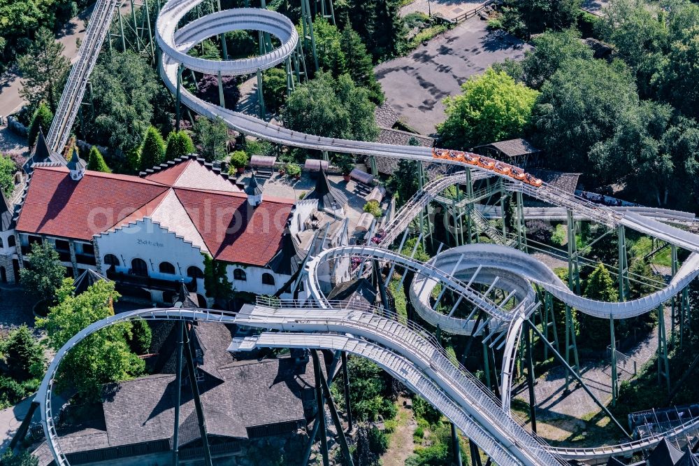 Soltau from above - Leisure Centre - Amusement Park Heidepark Resort Soltau in Soltau in the state Lower Saxony, Germany