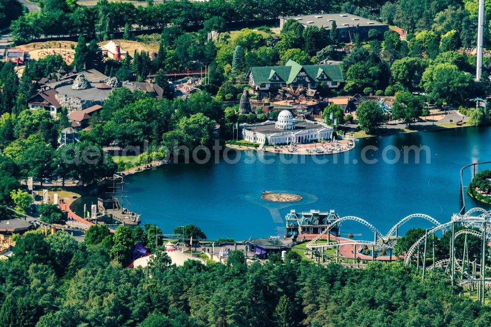 Aerial image Soltau - Leisure Centre - Amusement Park Heidepark Resort Soltau in Soltau in the state Lower Saxony, Germany