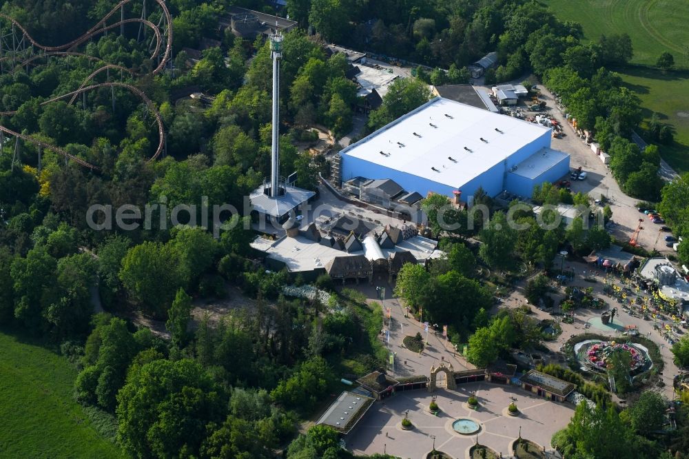 Haßloch from the bird's eye view: Leisure Centre - Amusement Park Holiday Park in Hassloch in the state Rhineland-Palatinate, Germany