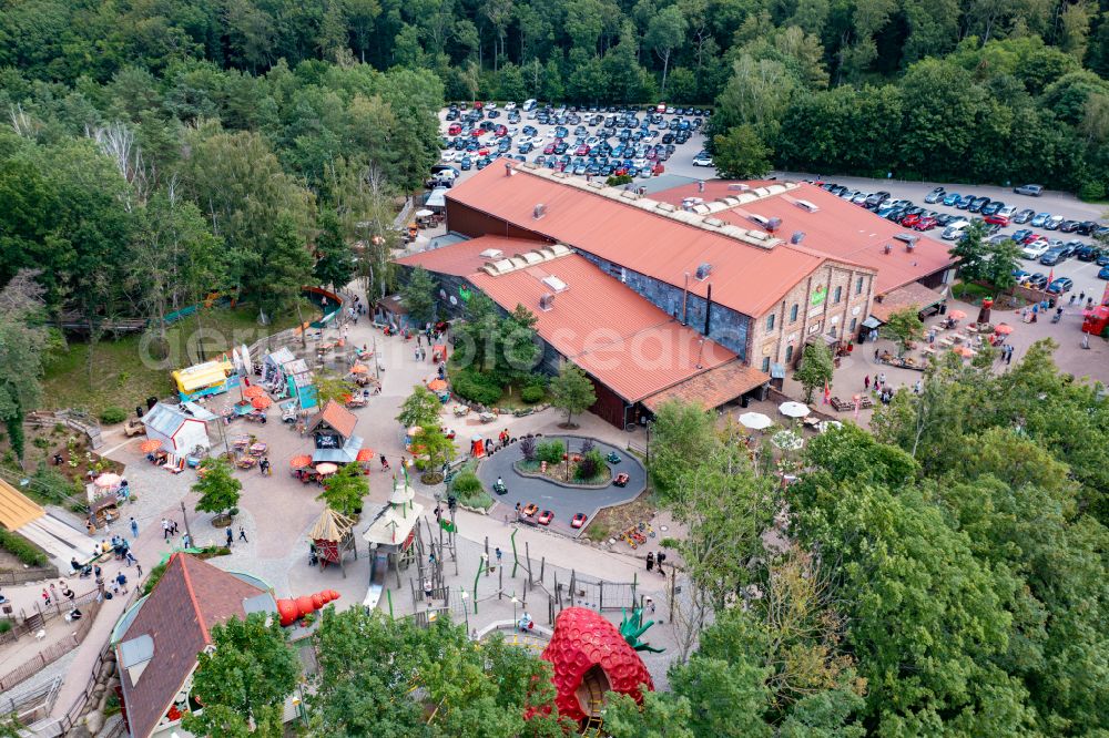 Aerial photograph Zirkow - Leisure Centre - Amusement Park Karls Erlebnis-Dorf - Zirkow in Zirkow in the state Mecklenburg - Western Pomerania, Germany