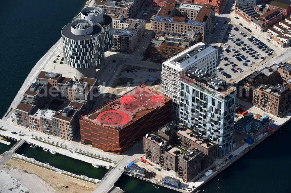 Aerial photograph Kopenhagen - Leisure Centre - Amusement Park KONDITAGET LUeDERS in the district Nordhavn in Copenhagen in Region Hovedstaden, Denmark