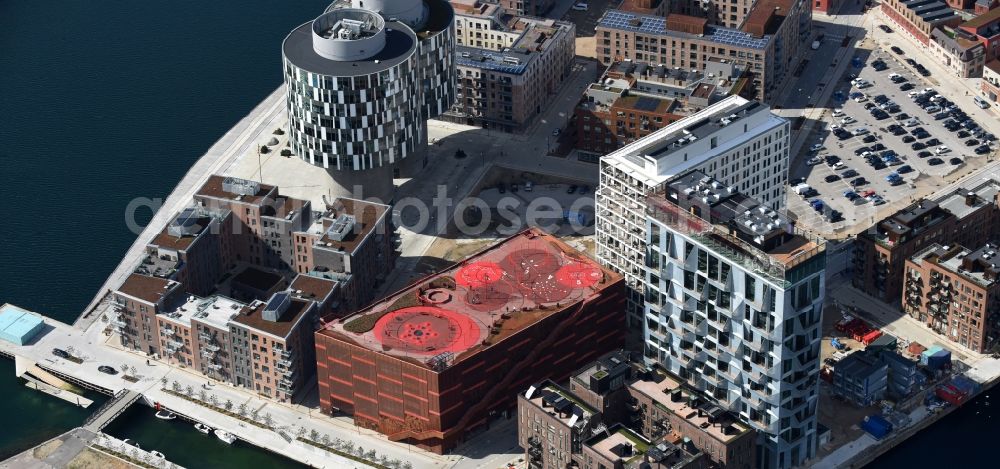 Kopenhagen from the bird's eye view: Leisure Centre - Amusement Park KONDITAGET LUeDERS in the district Nordhavn in Copenhagen in Region Hovedstaden, Denmark