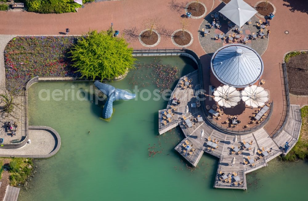 Hamm from the bird's eye view: Leisure Centre - Amusement Park of Maximilianpark Hamm GmbH in Hamm in the state North Rhine-Westphalia, Germany