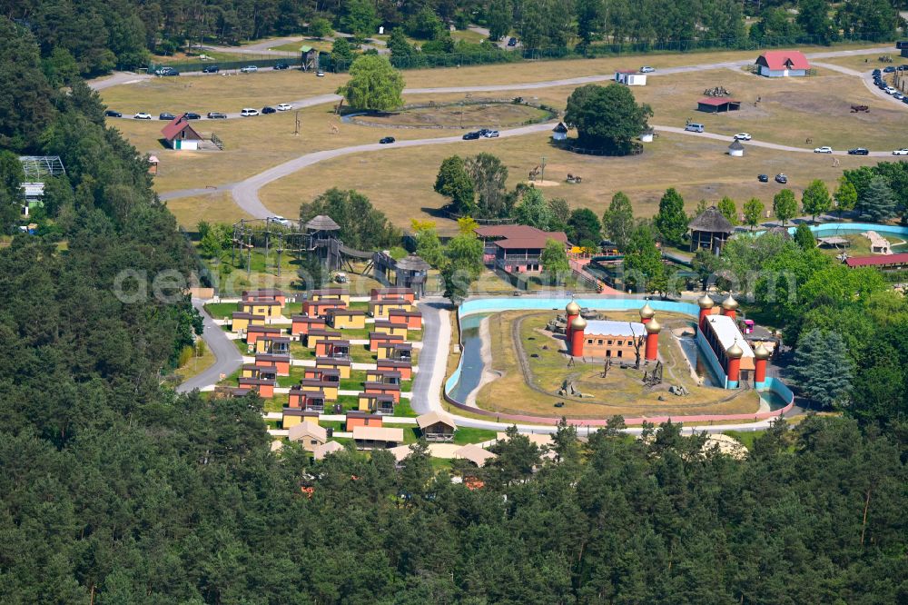 Aerial photograph Stukenbrock - Leisure Centre - Amusement Park Safariland Stukenbrock in Stukenbrock in the state North Rhine-Westphalia, Germany