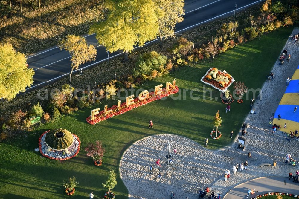 Klaistow from above - Leisure Centre - Amusement Park Spargel- und Erlebnishof Klaistow Glindower Strasse in Klaistow in the state Brandenburg