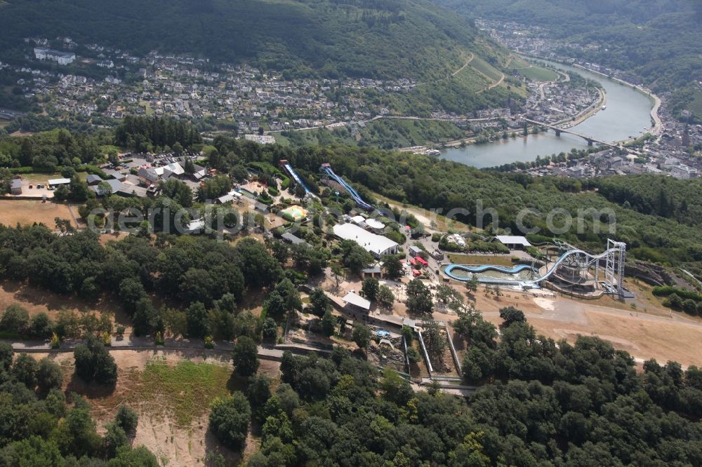 Klotten from above - Leisure Centre - Amusement Park Wild- and Freizeitpark Klotten in Klotten in the state Rhineland-Palatinate, Germany