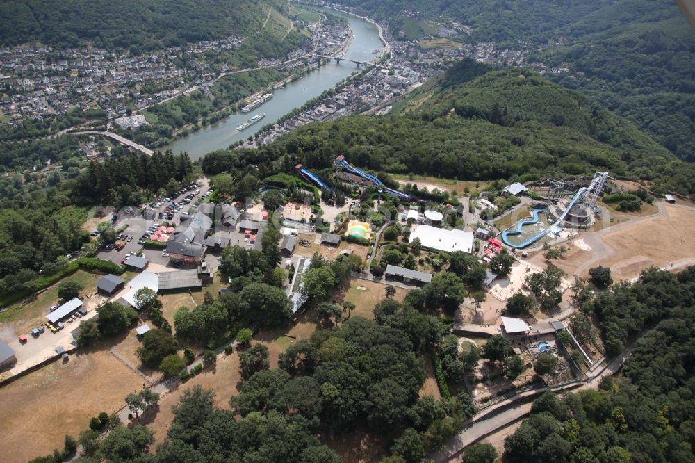 Klotten from above - Leisure Centre - Amusement Park Wild- and Freizeitpark Klotten in Klotten in the state Rhineland-Palatinate, Germany