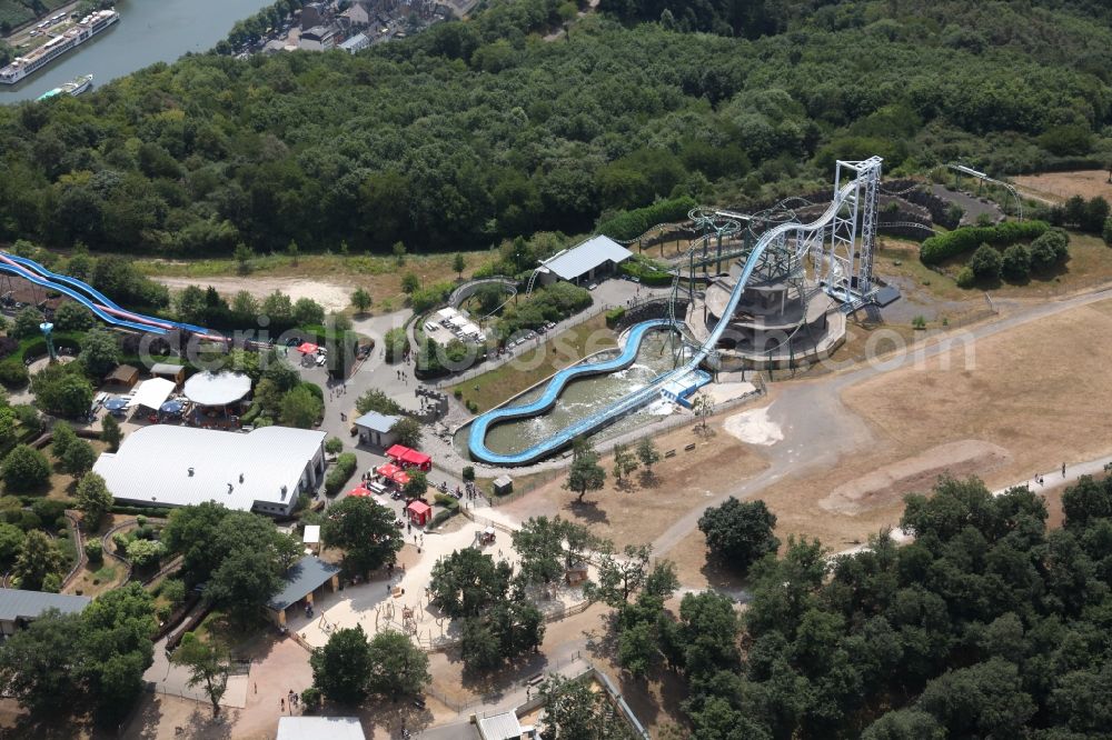 Klotten from the bird's eye view: Leisure Centre - Amusement Park Wild- and Freizeitpark Klotten in Klotten in the state Rhineland-Palatinate, Germany