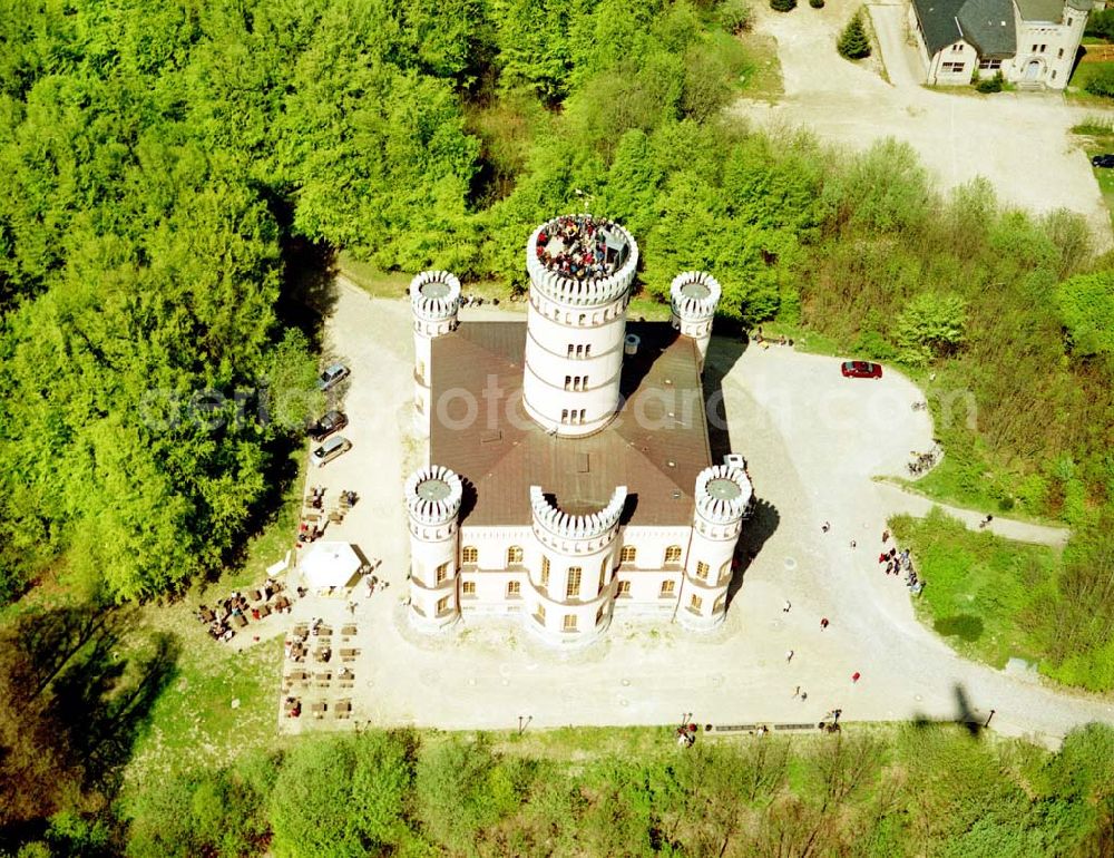 Aerial photograph Granitz auf Rügen - Frühjahrslandschaft am Jagdschloß Granitz auf Rügen.