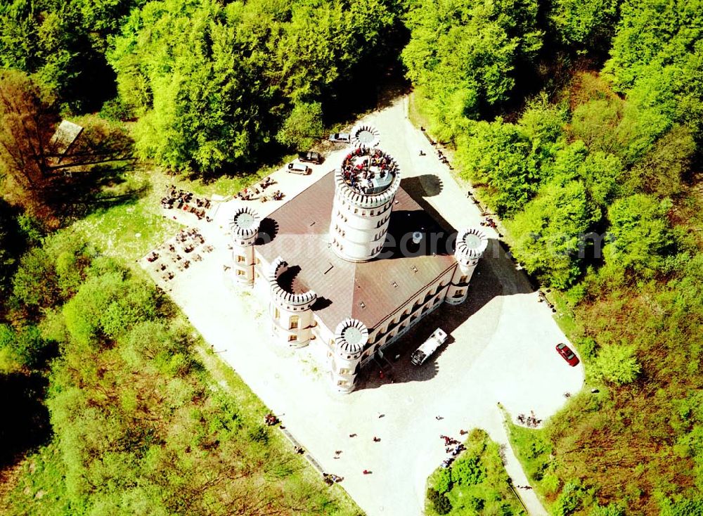 Granitz auf Rügen from above - Frühjahrslandschaft am Jagdschloß Granitz auf Rügen.