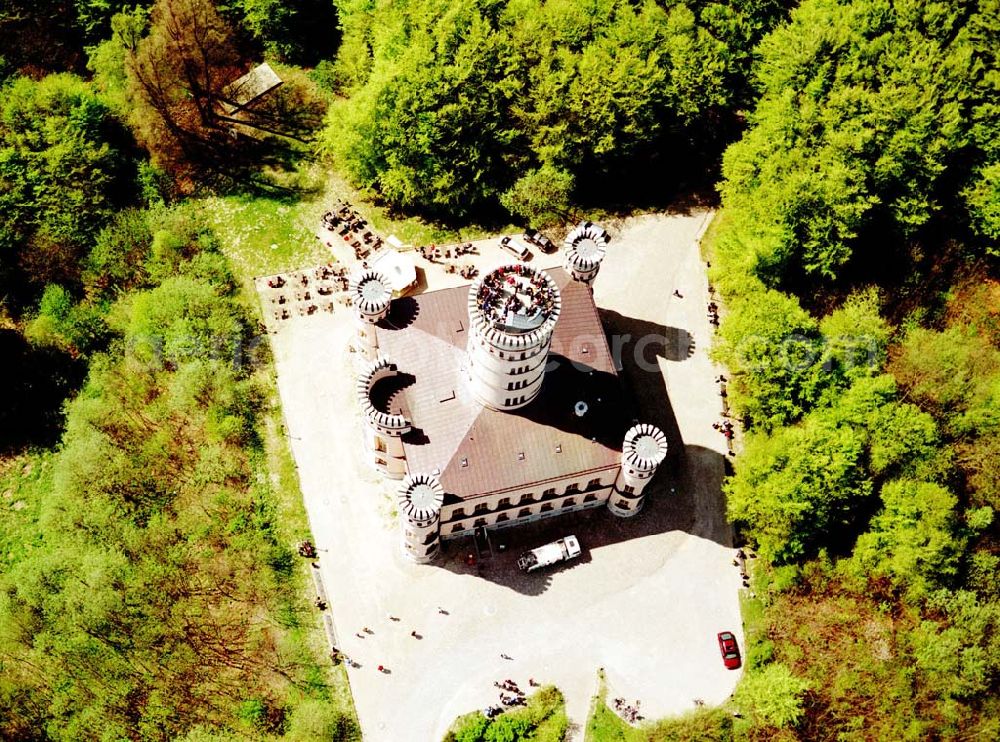 Granitz auf Rügen from the bird's eye view: Frühjahrslandschaft am Jagdschloß Granitz auf Rügen.