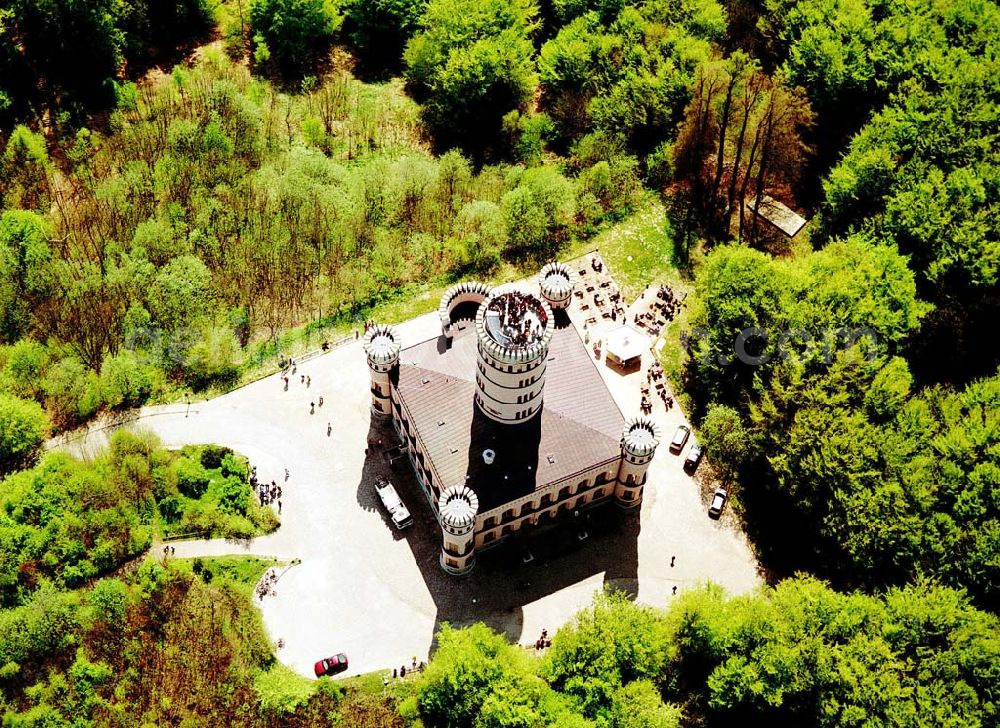 Aerial image Granitz auf Rügen - Frühjahrslandschaft am Jagdschloß Granitz auf Rügen.