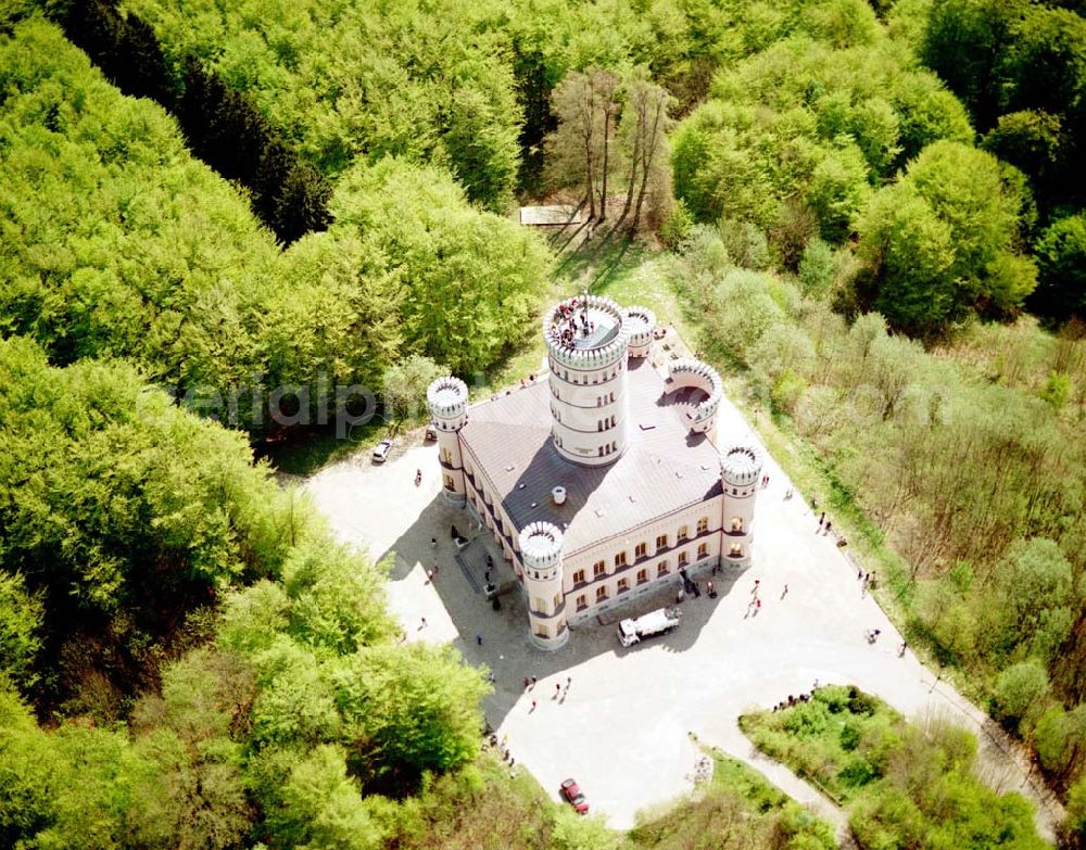 Granitz auf Rügen from above - Frühjahrslandschaft am Jagdschloß Granitz auf Rügen.