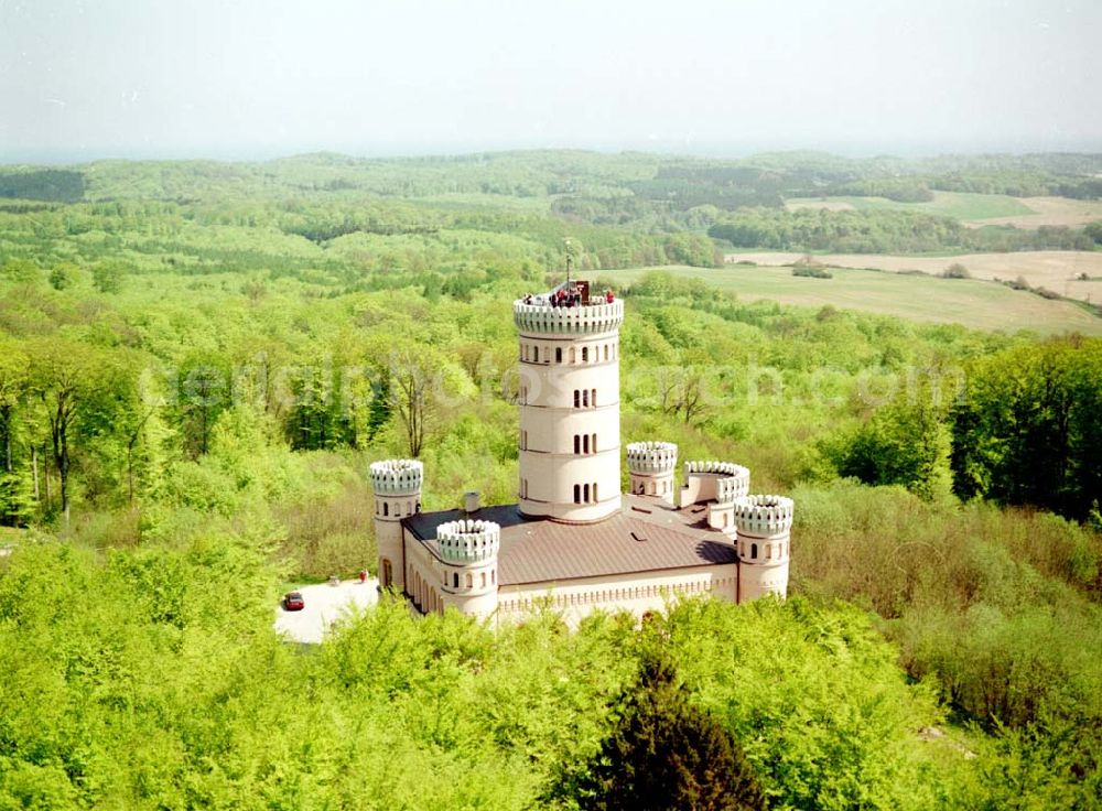 Aerial photograph Granitz auf Rügen - Frühjahrslandschaft am Jagdschloß Granitz auf Rügen.